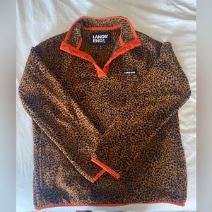 Lands End Pullover Fleece small